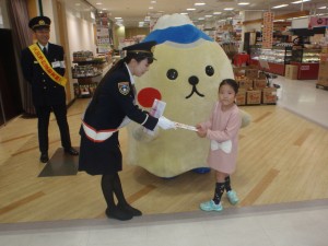 裾野署火災予防街頭広報